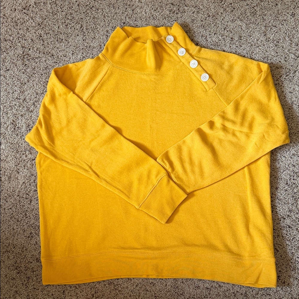 J. Crew Dark Yellow Sweatshirt